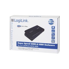 LogiLink External Storage Enclosure USB 3.0 SATA 3Gbs 3.5" - Fast, Reliable, and Versatile Data Solution (Model: 4052792005813)